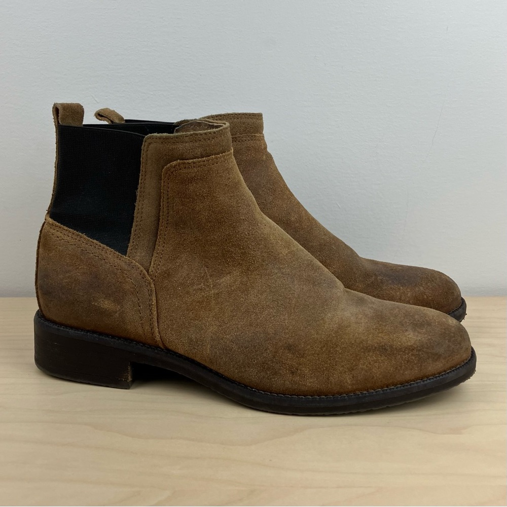 Fat Face Women’s Size 40 / 8.5 Calshot Brown Leather Chelsea Ankle Boots